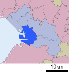 Localización de Chūō-ku
