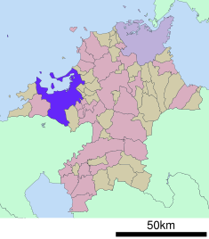 Localización de Fukuoka