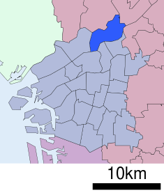 Localización de Higashiyodogawa-ku