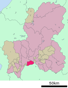 Localización de Kakamigahara