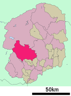 Localización de Kanuma