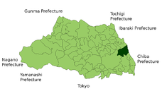 Localización de Kasukabe