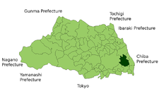 Localización de Koshigaya