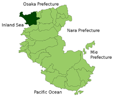 Localización de Wakayama