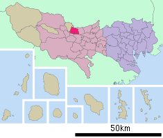Localización de Musashimurayama