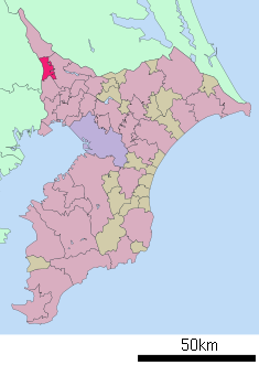 Localización de Nagareyama