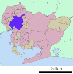 Localización de Nagoya