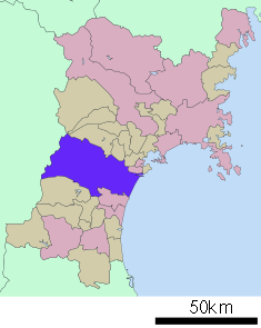 Localización de Sendai