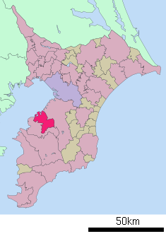 Localización de Sodegaura