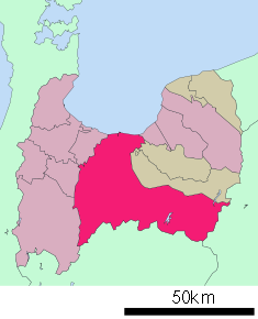Localización de Toyama