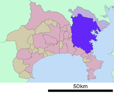 Localización de Yokohama