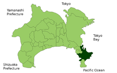 Localización de Yokosuka