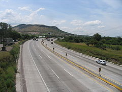 Autopista México-Querétaro en San Juan del Río