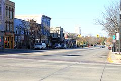 Downtown Howell Michigan Grand River Avenue at Michigan Ave.JPG