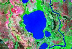 Laguna Las Habras Bolivia Satellite map 65.10358W 12.png