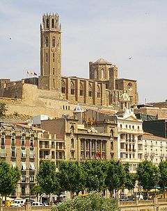 Lleida - La Seu Vella (des de Cappont)detalle.jpg