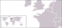 Ubicación de Guernsey