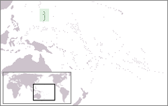 Ubicación de las Islas Marianas del Norte