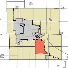 Ubicación en el condado de Black Hawk en el estado de Iowa. Ubicación de Iowa en EE. UU.