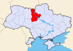 Ubicación de Kiev