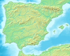 Localización de Las Planas de Castellote en Iberia