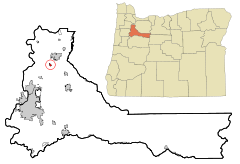 Ubicación en el condado de Marion en el estado de Oregón Ubicación de Oregón en EE. UU.