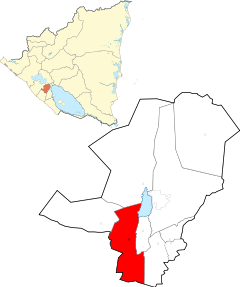 Territorio de Masatepe en el departamento de Masaya.