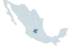 Ubicación de Guanajuato