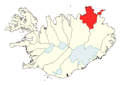 Ubicación de Norður-Þingeyjarsýsla