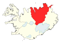 Ubicación de Norðurland Eystra