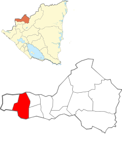 Territorio municipal de Macuelizo en el departamento.