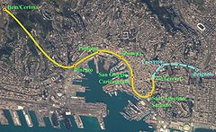 Percorso Metro Genova da ISS014-E-17037.jpg