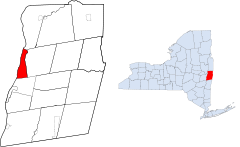 RensselaerCounty Troy with NY.svg