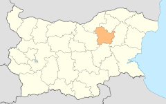 Ubicación de Provincia de Tărgovište