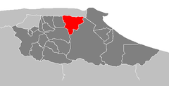 Ubicación de Municipio Zamora (Miranda)