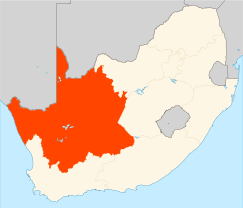 Situación de Provincia Septentrional del Cabo