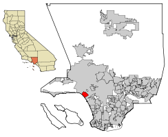 Santa Mónica en el Condado de Los Ángeles, California
