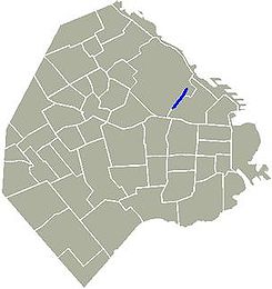 Avenida Coronel Díaz Mapa.jpg
