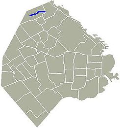 Avenida García del Río Mapa.jpg