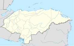 Localización de Tegucigalpa en Honduras