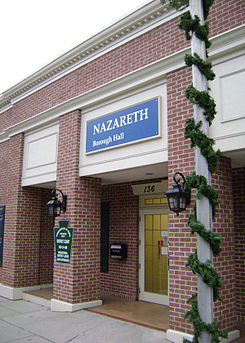 Nazareth Borough Hall in Pennsylvania.JPG