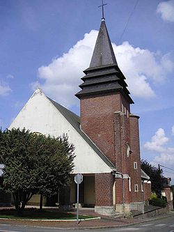 Iglesia de La Vallée-au-Blé.