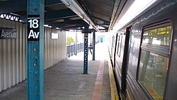 18 Ave NYC Subway Station by David Shankbone.JPG