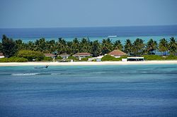 A beach side resort at Kadmat Island, Lakshadweep.jpg
