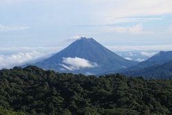 Arenal Volcano as seen from Monteverde.jpg.jpg