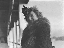 Arrivals by "Monterey"; Marjorie Lawrence, 12 June 1939 Sam Hood.jpg