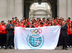 Atletas que participaron en los Juegos Medellín 2010.jpg