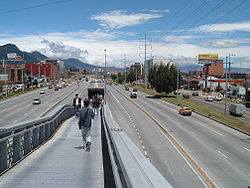 Vista de la estación Calle 100.