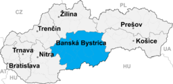 Región de Veľký Krtíš en Eslovaquia