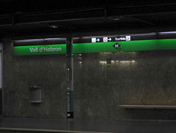 Barcelona Metro - Vall d'Hebron.jpg